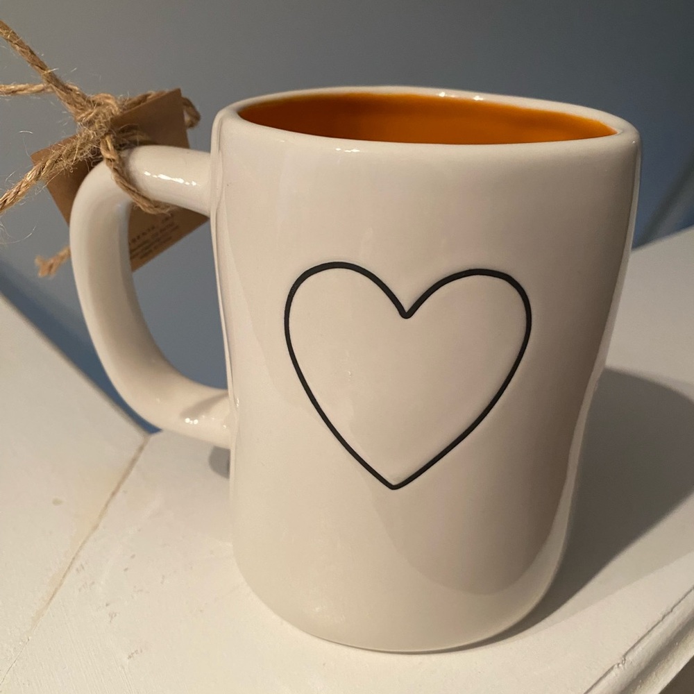 Rae Dunn Cream Pumpkin Spice Mug double sided Fall Cozy Mornings